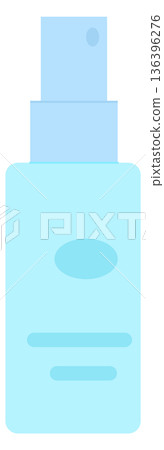 Spray bottle color icon. Aroma liquid product 136396276