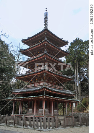 京都Seasuminsanji的五層寶塔 136396286