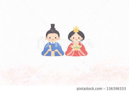 Hinamatsuri/Peach Festival: Quiet peach blossoms reflecting the sunset 136396333