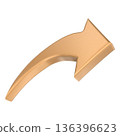 arrow in yellow and green arrow 136396623