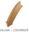 arrow in yellow and green arrow 136396629