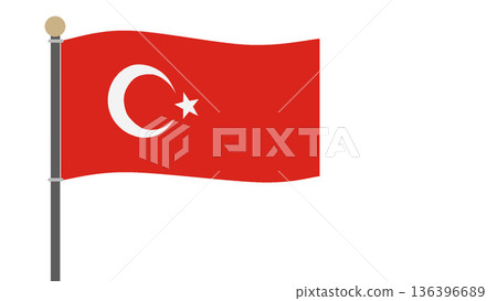 National flag turkey National flag turkey 136396689