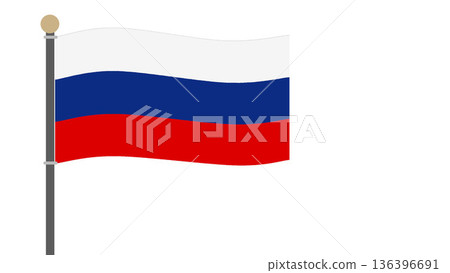 National flag Russia National flag Russia 136396691