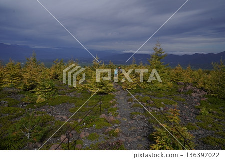 2025年10月18日，群馬縣淺間山，從天岩步道上經過吾妻火山碎屑流時所看到的景色 136397022