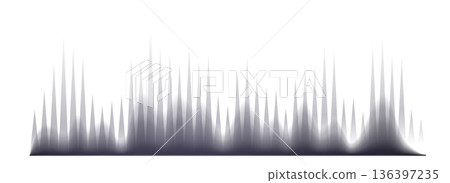 Melody pulse effect. Sound frequency black icon Melody pulse effect. Sound frequency black icon 136397235