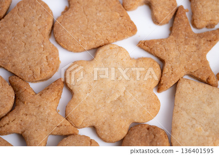 Cookies for sale, Variety of artisan baked treats, Handcrafted sweet cookies with rustic charm, Collection of diverse handmade cookies perfect for marketing visuals Cookies for sale, Variety of artisan baked treats, Handcrafted sweet cookies with rustic charm, Collection of diverse handmade cookies perfect for marketing visuals 136401595