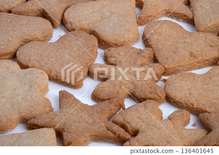 Festive cookie assortment, Holiday star and heart treats, Seasonal cookies with rustic and warm flavors, Homemade style star and heart cookies for special occasions Festive cookie assortment, Holiday star and heart treats, Seasonal cookies with rustic and warm flavors, Homemade style star and heart cookies for special occasions 136401645