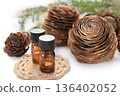 Essential oils and cedar rose 136402052