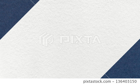 White paper texture background with dark blue corners and copy space for banner presentation template 136403150