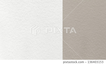 White paper texture two color background with cool beige vertical split and copy space for template, banner, presentation White paper texture two color background with cool beige vertical split and copy space for template, banner, presentation 136403153