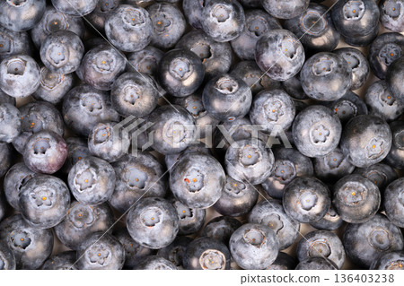 Closeup nutrient dense blueberries snack display, compact energyrich fruit, concentrated color and texture, onthego healthy option, sports snack concept, highresolution detail 136403238