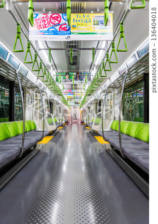 Inside the Yamanote Line (E235 series) 136404018