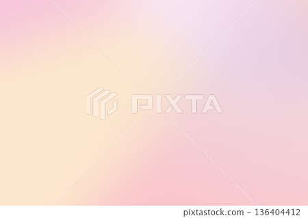 Abstract pastel pink and yellow gradient creating soft blurred background Abstract pastel pink and yellow gradient creating soft blurred background 136404412