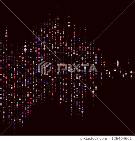 Abstractly arranged dots on blue background. Abstractly arranged dots on blue background. 136404601