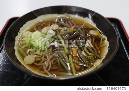 Very delicious mountain vegetable soba Very delicious mountain vegetable soba 136405673