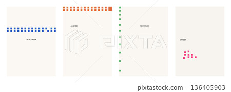 Modernist Grid Based A4 Poster Layout Templates Modernist Grid Based A4 Poster Layout Templates 136405903