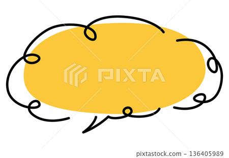 簡單可愛的手寫泡泡 簡單可愛的手寫泡泡 136405989