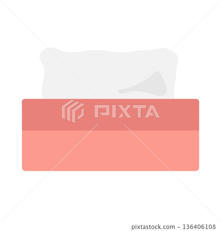 紙巾盒插圖 紙巾盒插圖 136406108