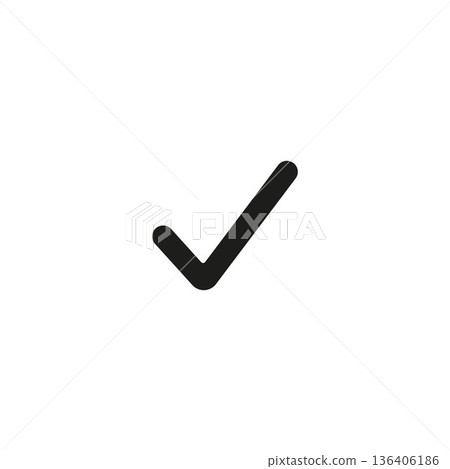 Check mark vector icons. Checklist icon symbol isolated Check mark vector icons. Checklist icon symbol isolated 136406186