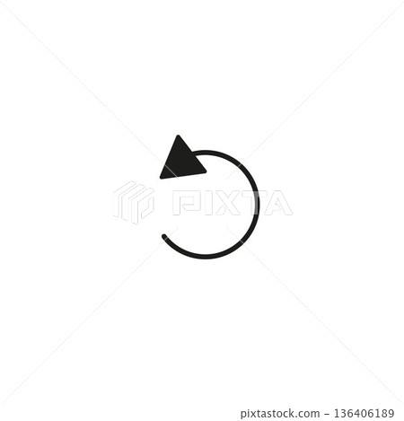 Refresh icon set for web and mobile app. Reload sign and symbol. Update icon. 136406189