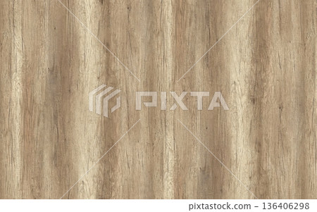 Textured wooden surface showcasing natural grain patterns in warm tones 136406298