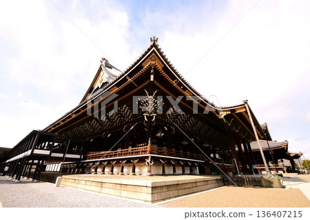 京都府,東本願寺,阿彌陀堂(重要文化財產),京都市下京區常葉町,2022年2月 京都府,東本願寺,阿彌陀堂(重要文化財產),京都市下京區常葉町,2022年2月 136407215