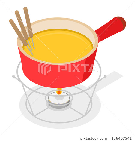 3D Isometric Flat Illustration of Switzerland. Item 1 3D Isometric Flat Illustration of Switzerland. Item 1 136407541