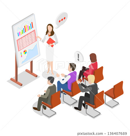 3D Isometric Flat Illustration of Healthcare Services. Item 1 3D Isometric Flat Illustration of Healthcare Services. Item 1 136407689
