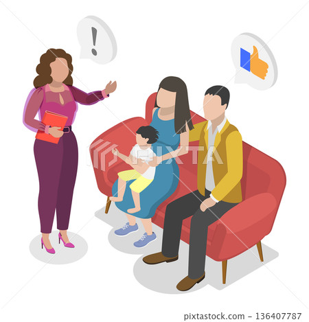 3D Isometric Flat Illustration of Secure Environment for Children. Item 1 3D Isometric Flat Illustration of Secure Environment for Children. Item 1 136407787