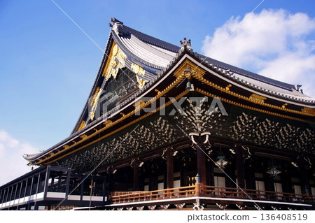 Kyoto Prefecture, Higashi Honganji Temple, Amida Hall (Important Cultural Property), Tokoha-cho, Shimogyo Ward, Kyoto City, February 2022 136408519