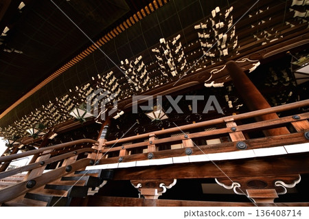 Kyoto Prefecture, Higashi Honganji Temple, Amida Hall (Important Cultural Property), Tokoha-cho, Shimogyo Ward, Kyoto City, February 2022 Kyoto Prefecture, Higashi Honganji Temple, Amida Hall (Important Cultural Property), Tokoha-cho, Shimogyo Ward, Kyoto City, February 2022 136408714