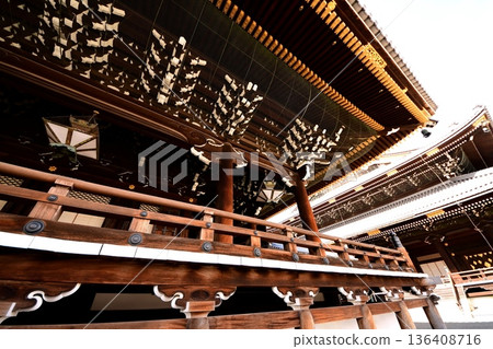 Kyoto Prefecture, Higashi Honganji Temple, Amida Hall (Important Cultural Property), Tokoha-cho, Shimogyo Ward, Kyoto City, February 2022 136408716