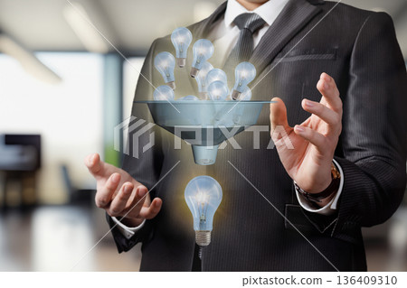 Creativity flows in business. 136409310