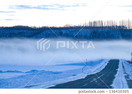 Winter road Winter road 136410305