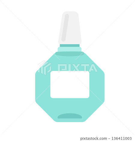 Eye drops illustration Eye drops illustration 136411003