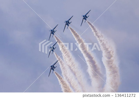 Blue Impulse at Matsushima Air Base of the Japan Air Self-Defense Force, Higashimatsushima City, Miyagi Prefecture Blue Impulse at Matsushima Air Base of the Japan Air Self-Defense Force, Higashimatsushima City, Miyagi Prefecture 136411272