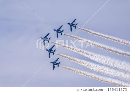 Blue Impulse at Matsushima Air Base of the Japan Air Self-Defense Force, Higashimatsushima City, Miyagi Prefecture Blue Impulse at Matsushima Air Base of the Japan Air Self-Defense Force, Higashimatsushima City, Miyagi Prefecture 136411273