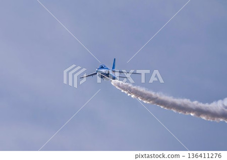 Blue Impulse at Matsushima Air Base of the Japan Air Self-Defense Force, Higashimatsushima City, Miyagi Prefecture 136411276