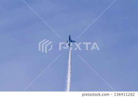 Blue Impulse at Matsushima Air Base of the Japan Air Self-Defense Force, Higashimatsushima City, Miyagi Prefecture 136411282