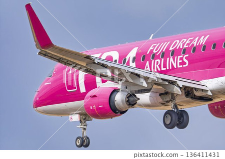 Winter Sendai Airport, landing plane, Natori City, Miyagi Prefecture Winter Sendai Airport, landing plane, Natori City, Miyagi Prefecture 136411431