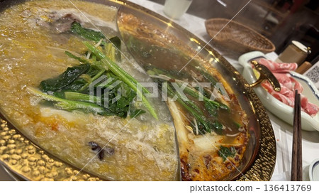 Authentic hot pot Authentic hot pot 136413769