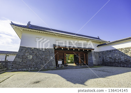 Yamagata Castle, Ninomaru Higashi Otemon Gate, Yaguramon Gate, Yamagata City, Yamagata Prefecture Yamagata Castle, Ninomaru Higashi Otemon Gate, Yaguramon Gate, Yamagata City, Yamagata Prefecture 136414145