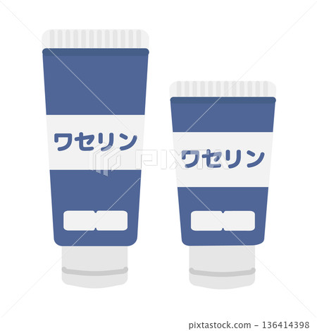 Tube type Vaseline illustration Tube type Vaseline illustration 136414398