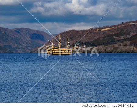 Hakone Ashinoko and sightseeing vessel Hakone Ashinoko and sightseeing vessel 136414412
