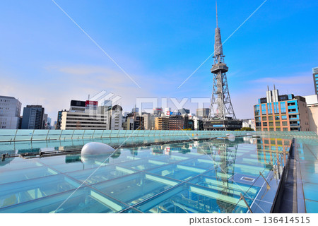 從 Oasis 21 看到的愛知縣名古屋市景電視塔 136414515