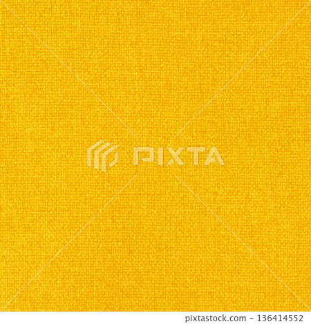 Yellow fabric cloth texture background, seamless pattern of natural textile. 136414552