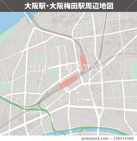 大阪站及大阪梅田站 大阪站及大阪梅田站 136414566