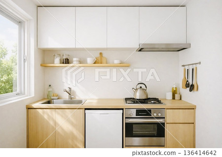 Minimalist Remodeling Plan: Small Kitchen - Simple is Best 136414642