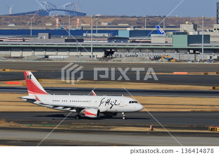 private jet taking off private jet taking off 136414878