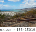 A beautiful view from Koko Head Trail, a popular activity in Hawaii 136415019